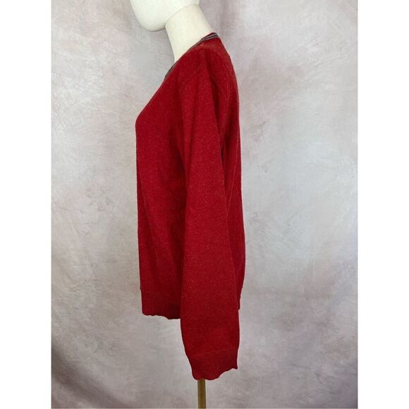 1990s Vintage ABERCROMBIE & FITCH Preppy Wool Blend Sweater Men’s Small - Picture 4 of 6